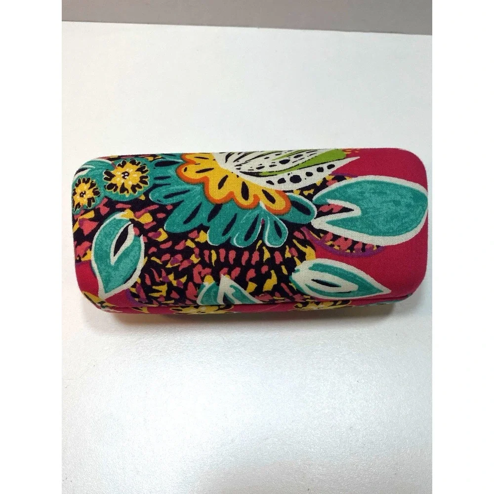 Vera‎ Bradley Rumba Clamshell Hard Case Eyeglasses Sunglasses Hinge Close Floral